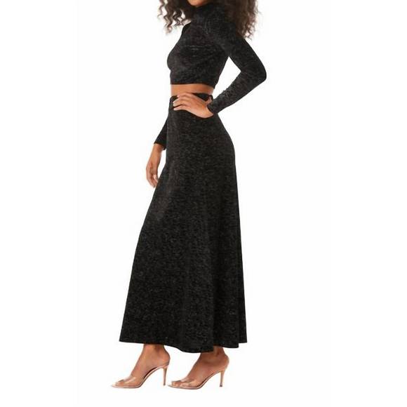 NEW MISA LOS ANGELES ekat knit skirt in rainbow astral dusted - Picture 2 of 4